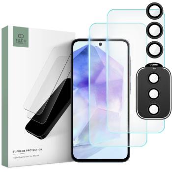 TECH-PROTECT SUPREME SET Sada ochranných skiel pre Samsung Galaxy A55 5G