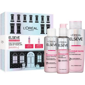 L’Oréal Paris Elseve Glycolic Gloss darčeková sada na vlasy