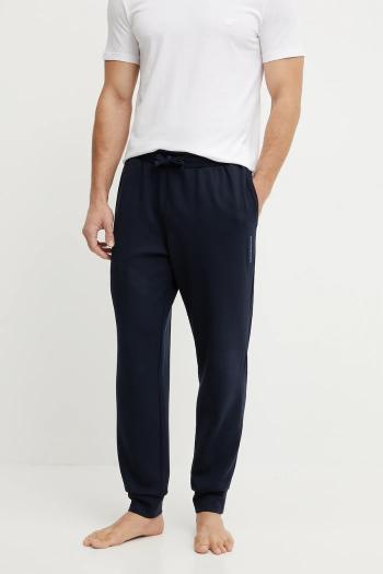 Nohavice Emporio Armani Underwear pánske, tmavomodrá farba, jednofarebné, EM000500 AF10790