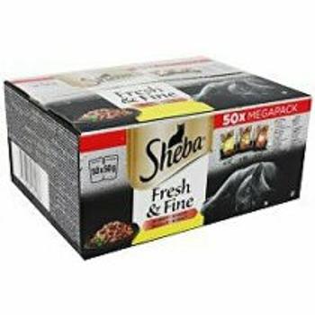 Sheba vrecko Fresh&Fine výber hydiny 50x50g + Množstevná zľava