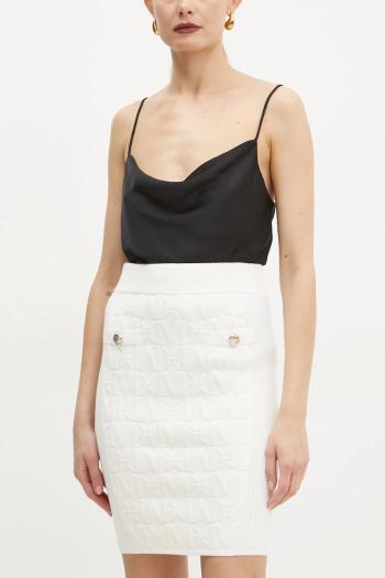 Sukňa Marciano Guess HERMIONE biela farba, mini, puzdrová, 4BGD01 5661Z