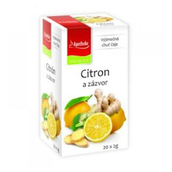 APOTHEKE ČAJ SELECTION CITRÓN A ZÁZVOR 20X2G