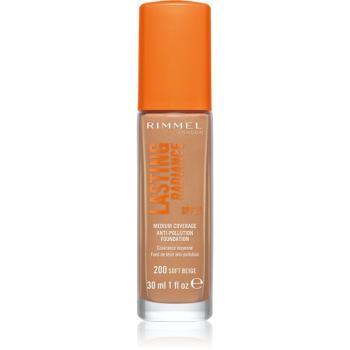 Rimmel Lasting Radiance rozjasňujúci make-up SPF 25 odtieň 200 Soft Beige 30 ml