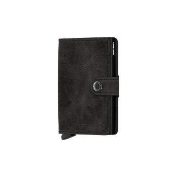 Secrid  Miniwallet Vintage - Black  Peňaženky Čierna