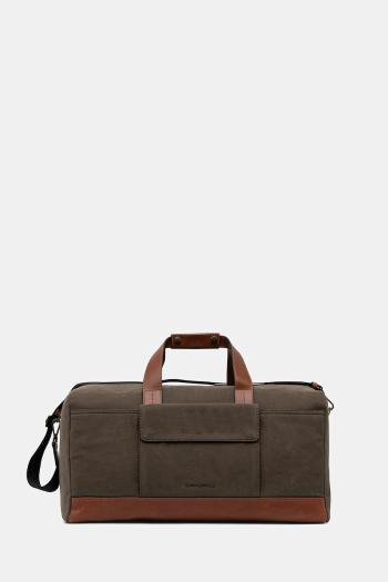 Taška Tommy Hilfiger zelená farba, AM0AM13503