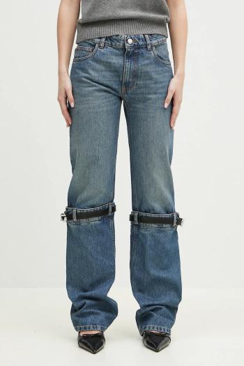 Rifle Coperni Hybrid Denim dámske, stredne vysoký pás, COPP32F2014