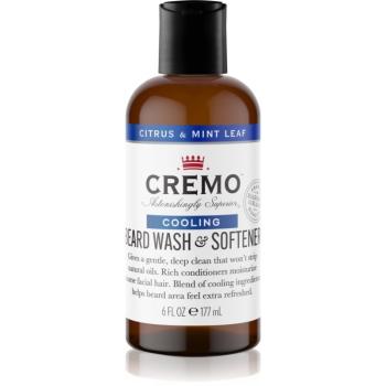 Cremo 2 in 1 Beard Wash & Softener šampón na bradu pre mužov Citrus & Mint Leaf 177 ml