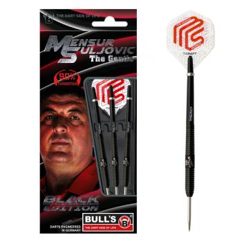 dart szett steel Bull's Champion Black edt. Mensur Suljovic 21gr (2020)