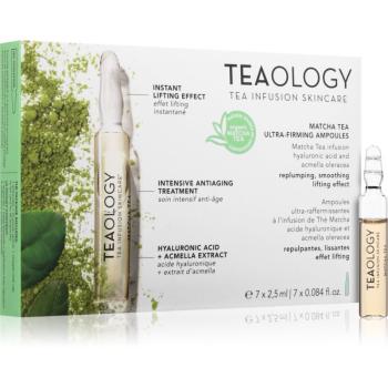 Teaology Anti-Age Matcha Tea Ultra-Firming Ampoules ampuly pre hydratáciu a vypnutie pokožky 7x2,5 ml