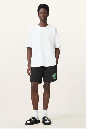 Plavkové šortky AllSaints DISTORTION čierna farba, M019WC