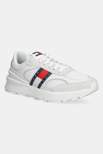 Tenisky Tommy Jeans TJM TECHNICAL RUNNER ESS biela farba, EM0EM01537