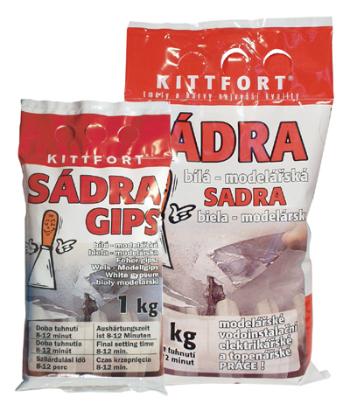 Sadra modelárska 1 kg biela