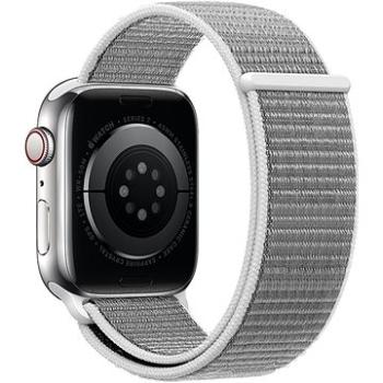 Eternico Airy na Apple Watch 38 mm/40 mm/41 mm  Elephant Gray and White edge (AET-AWAY-ElGrW-38)
