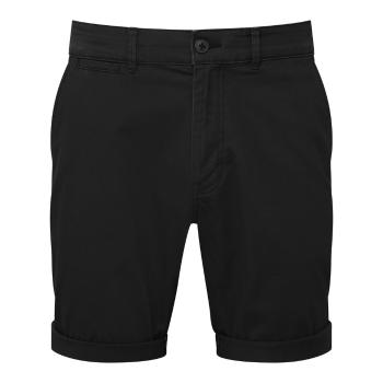 Asquith & Fox Pánske šortky chino - Čierna | 2XL