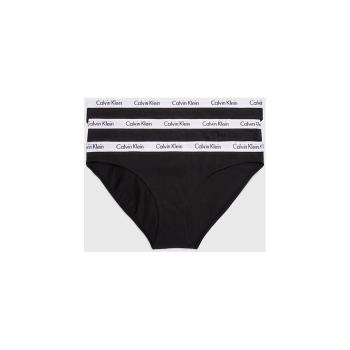 Calvin Klein Jeans  000QD3588E 3P BIKINI  Slipy Čierna