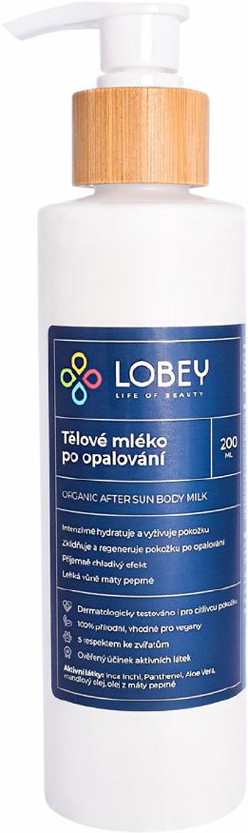 LOBEY Telové mlieko po opaľovaní 200 ml