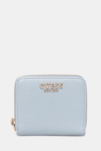 Peňaženka Guess LAUREL dámska, modrá farba, SWZG74 59137
