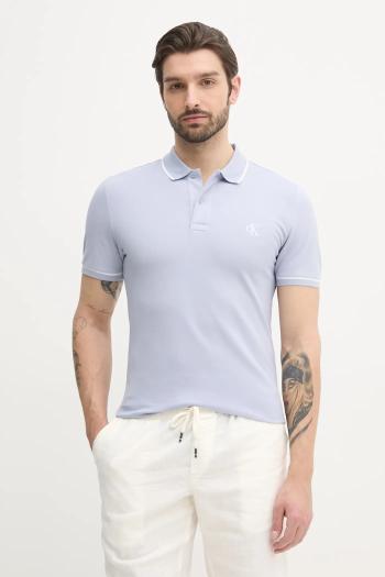Polo tričko Calvin Klein Jeans pánske, jednofarebné, J30J315603