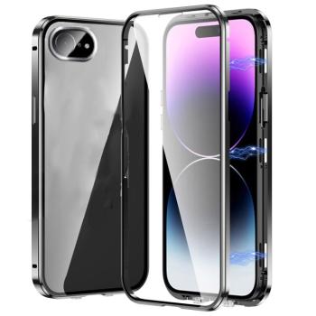 Magnetický kryt 360 pre Apple iPhone 16e čierny