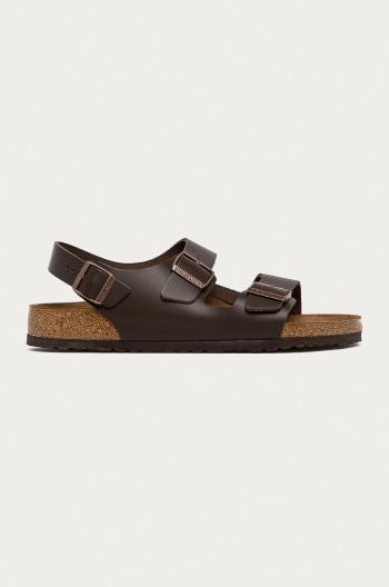 Sandále Birkenstock Milano pánske, hnedá farba, 34101