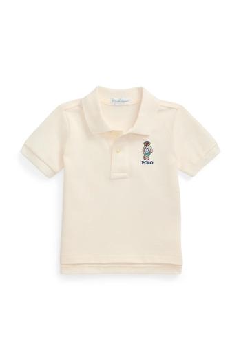 Polo tričko Polo Ralph Lauren biela farba, jednofarebné, 320973120001