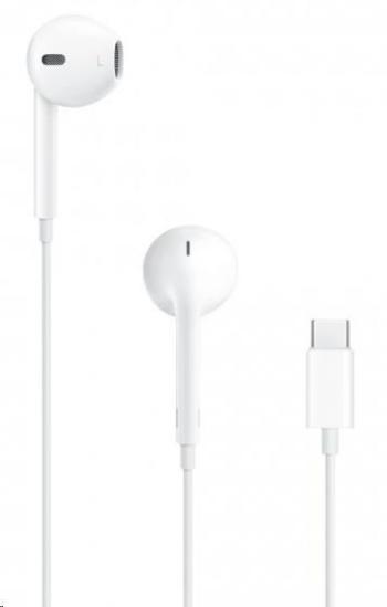 Viking stereo slúchadlá s mikrofónom V15, konektor USB-C, biela