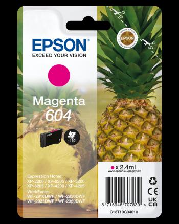 Epson 604 T10G340 C13T10G34010 purpurová (magenta) originálna cartridge