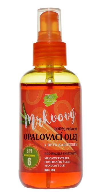 VIVACO Mrkvový opaľovací olej SPF6 s betakaroténom 150 ml