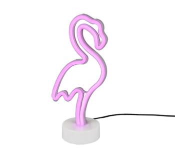 LED stolová lampa Reality Flamingo biela R55240101