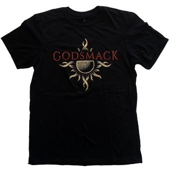 Godsmack tričko Sun Logo Čierna S