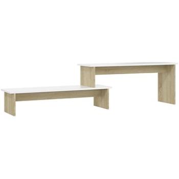 SHUMEE dub sonoma a biely, 180 × 30 × 43 cm (806270)