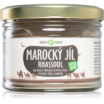 Purity Vision Rhassoul marocký íl na prípravu pleťových masiek, peelingov, mydiel a šampónov 450 g