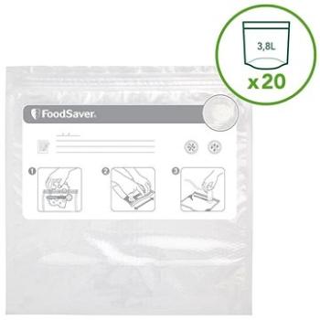 FoodSaver Vrecká na vákuovanie, ZIP 3,8 l (20 ks) (FVB016X)