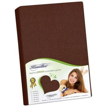 Bellatex Jersey – 100 × 200 cm – tmavohnedá (4257)