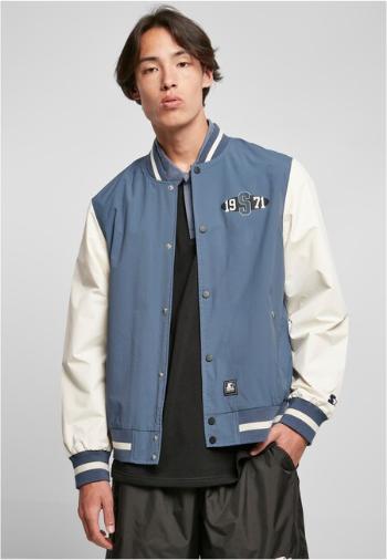 Starter Nylon College Jacket vintageblue/palewhite - S