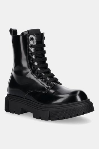 Detské workery Calvin Klein Jeans čierna farba, V4A5-83133
