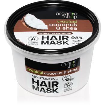 Organic Shop Natural Coconut & Shea intenzívna vlasová maska s hydratačným účinkom 250 ml