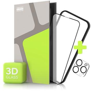 Tempered Glass Protector na iPhone 14 Pro Max, 3D Glass + sklo na kameru (Case Friendly) (TGR-IP14PM-BLX)