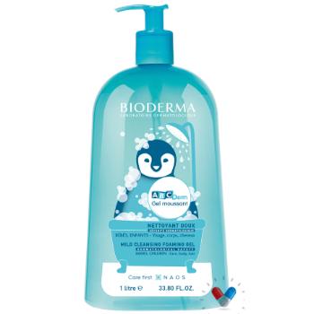 Bioderma Abc Derm Moussant jemný čistiaci gél 1 l