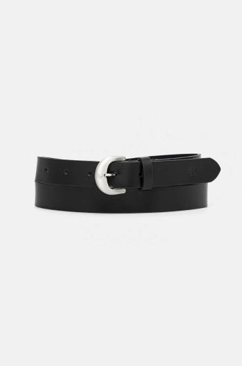 Kožený opasok Calvin Klein Jeans dámsky, čierna farba, K60K612765