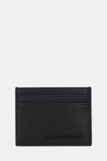 Puzdro na karty Armani Exchange čierna farba, XM000169 AF17090