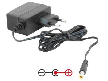 AVACOM Napájací adaptér univerzálny 12V 1A 12W konektor 5,5 mm x 2,1 mm plus pól uprostred