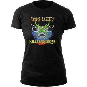 THIN LIZZY tričko Killer Lady Čierna L