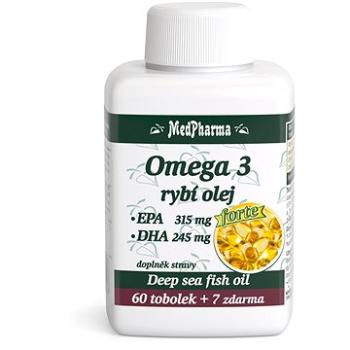 MedPharma Omega 3 rybí olej Forte - 67 tob. (8594045474008)