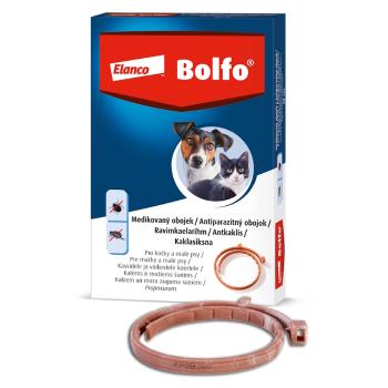 BOLFO medikovaný obojok pre mačky a malé psy 38 cm 1,234 g 1 kus