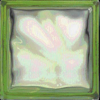 Luxfera Glassblocks green 19x19x8 cm lesk 1908WGREEN