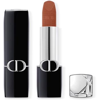 DIOR Rouge Dior dlhotrvajúci rúž plniteľná odtieň 737 Mystère Velvet 3,5 g