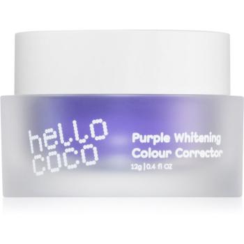 Hello Coco Purple Whitening Colour Corrector prášok na bielenie a odstránenie škvŕn 12 g