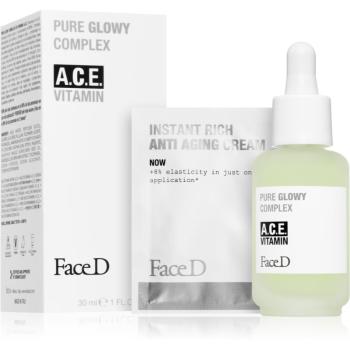 Face D Pure Glowy Complex antioxidačné sérum s vitamínmi A, C, E 30 ml