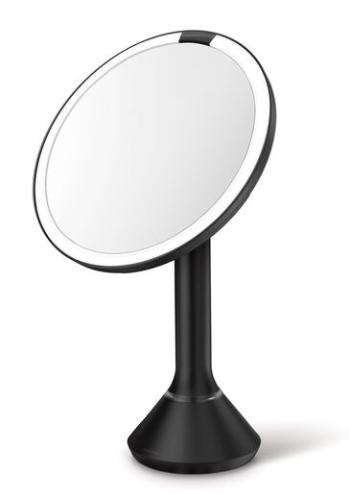 Kozmetické zrkadlo Simplehuman Sensor Touch DUAL LED osvetlenie čierna oceľ SHST3064
